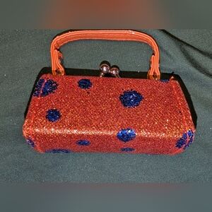 Tiktok Lipstick Case Orange Polkadot